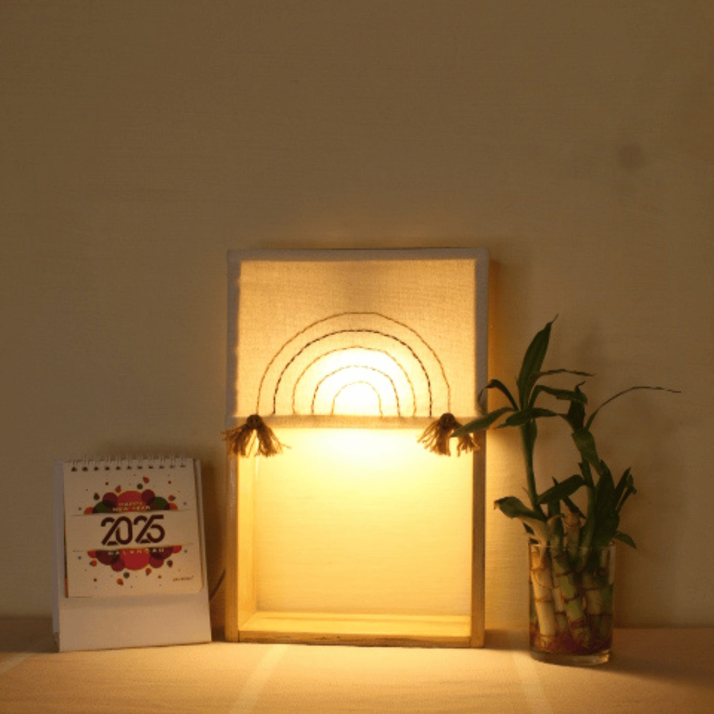 Pine Glow Kiddie Charm Rainbow Table Lamp - A thoughtful gift