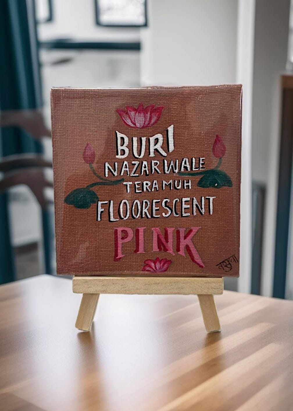 Florescent Pink Evil Eye Blocker