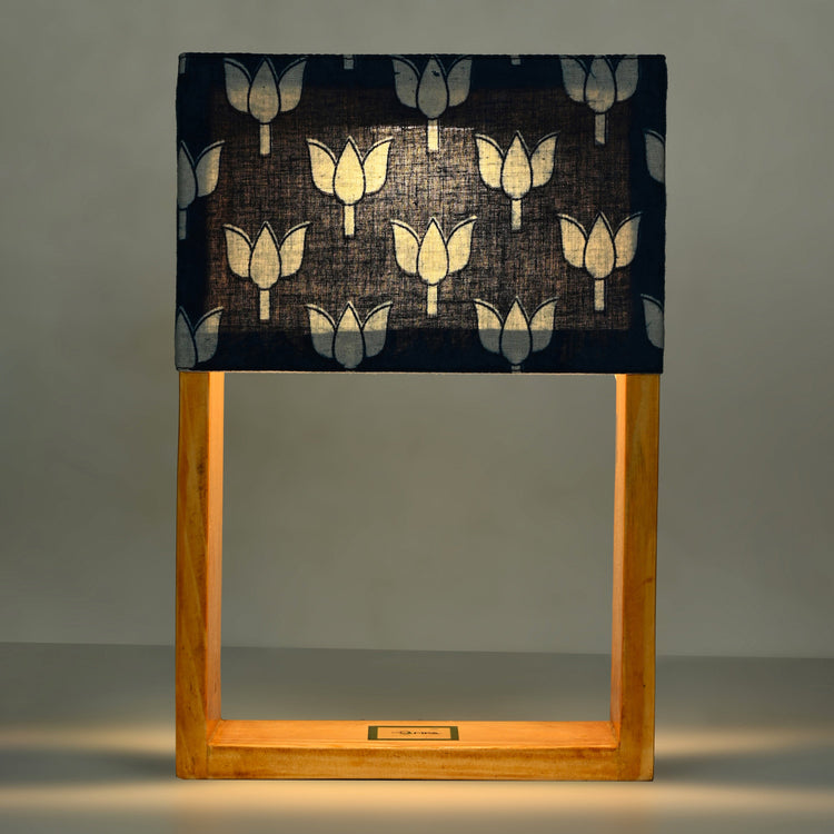 Block print lamps