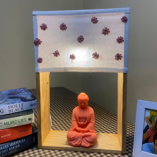 PineGlow Buddha Table Lamp – Spiritual Gift for Home Decor