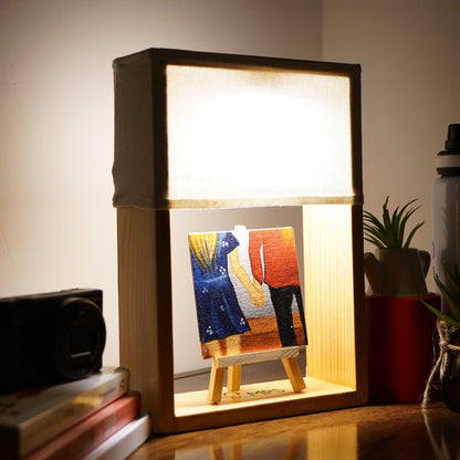 Build Your Own Lamp – Pick a Shade, Add an Artwork