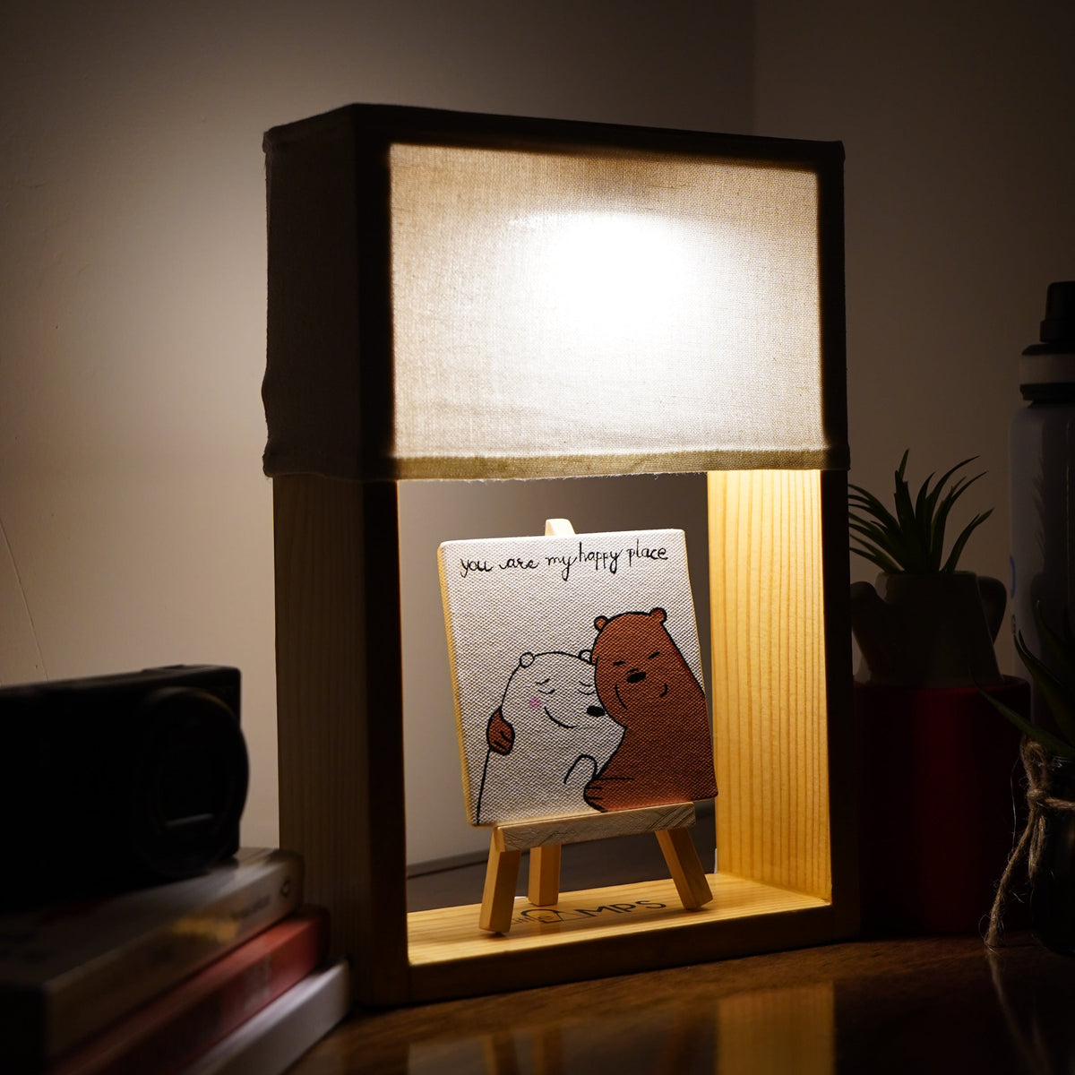 Build Your Own Lamp – Pick a Shade, Add an Artwork
