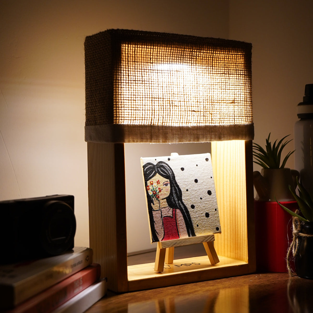 Build Your Own Lamp – Pick a Shade, Add an Artwork