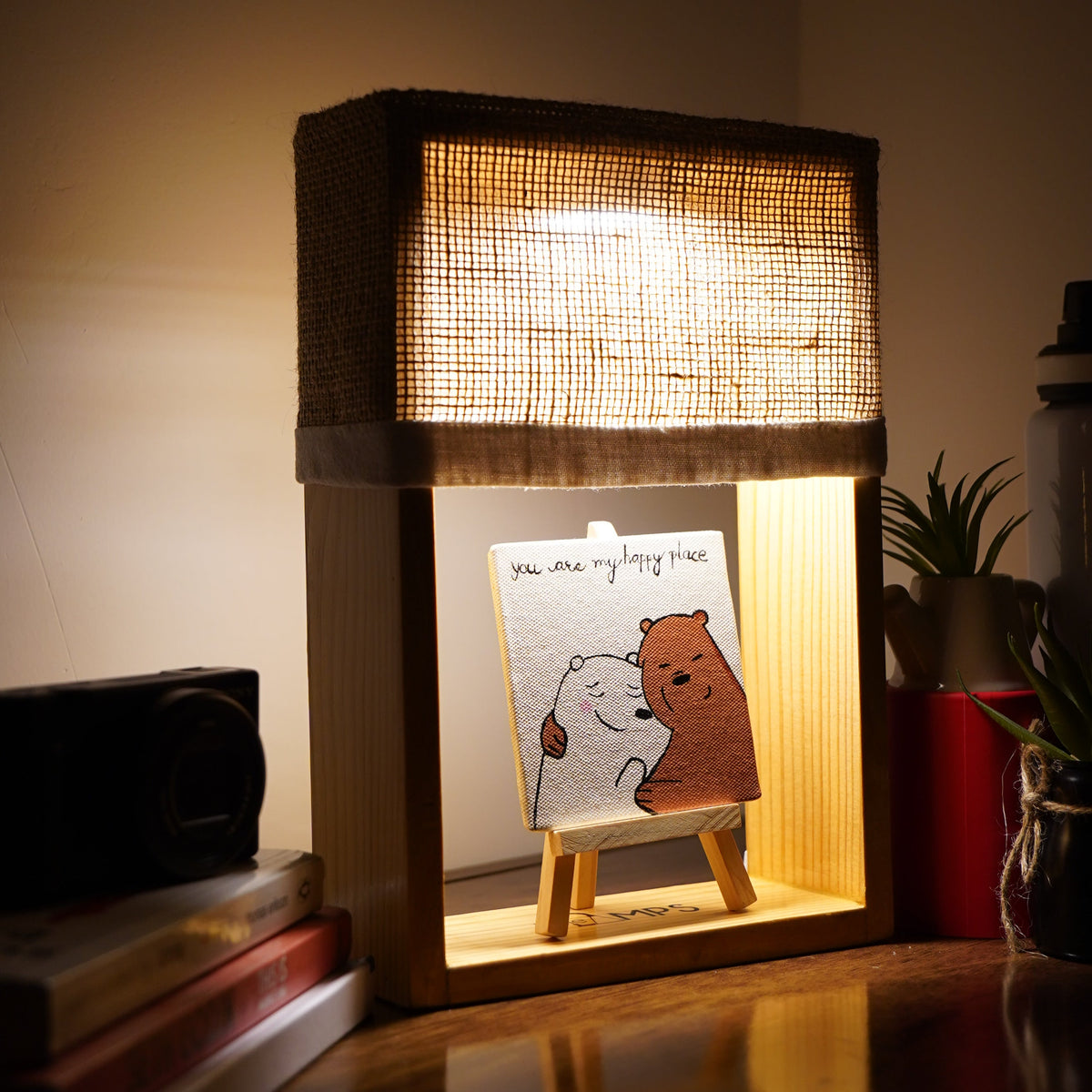 Build Your Own Lamp – Pick a Shade, Add an Artwork