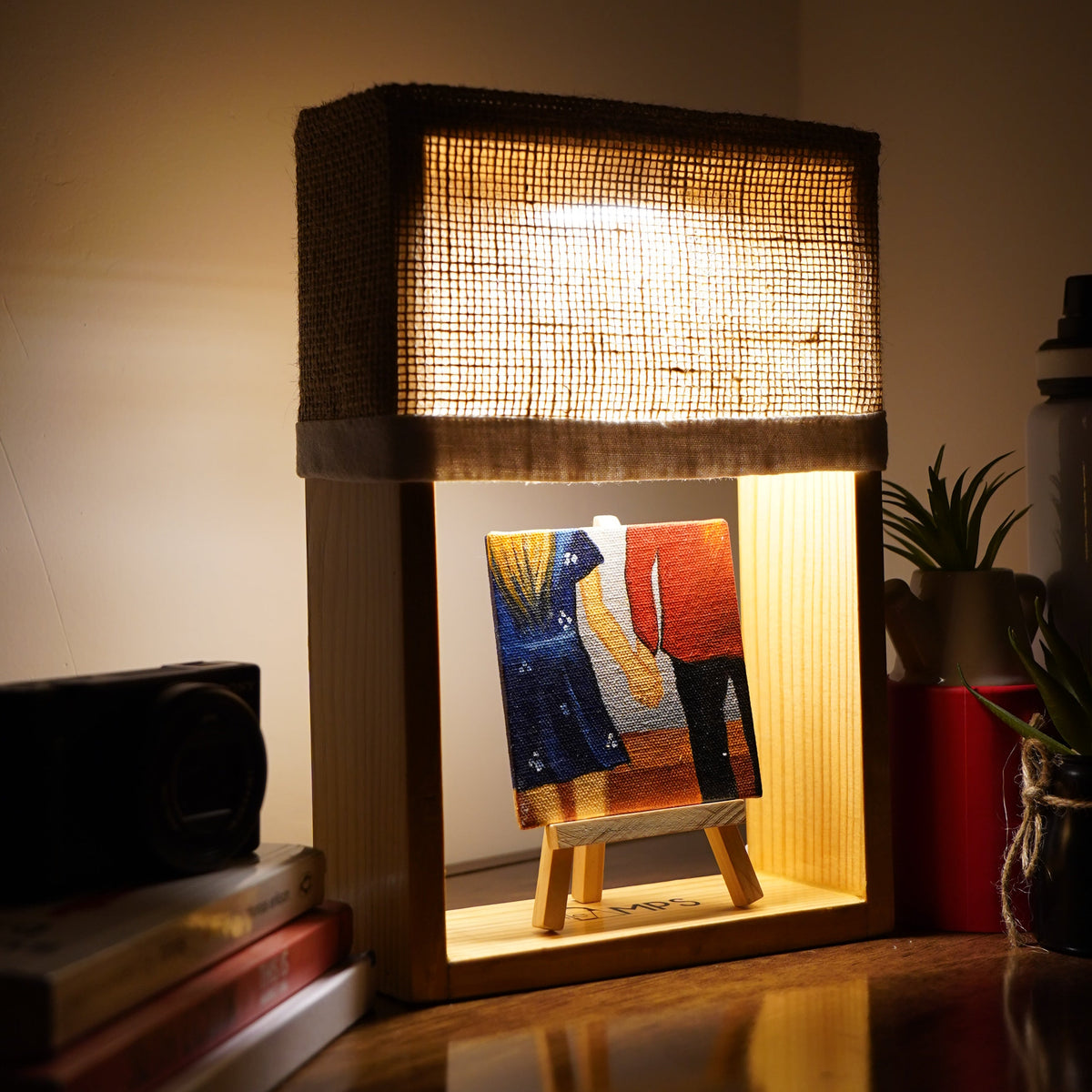 Build Your Own Lamp – Pick a Shade, Add an Artwork