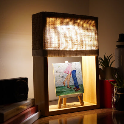 Build Your Own Lamp – Pick a Shade, Add an Artwork