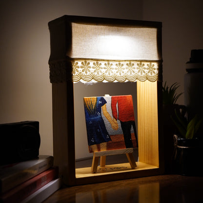 Build Your Own Lamp – Pick a Shade, Add an Artwork