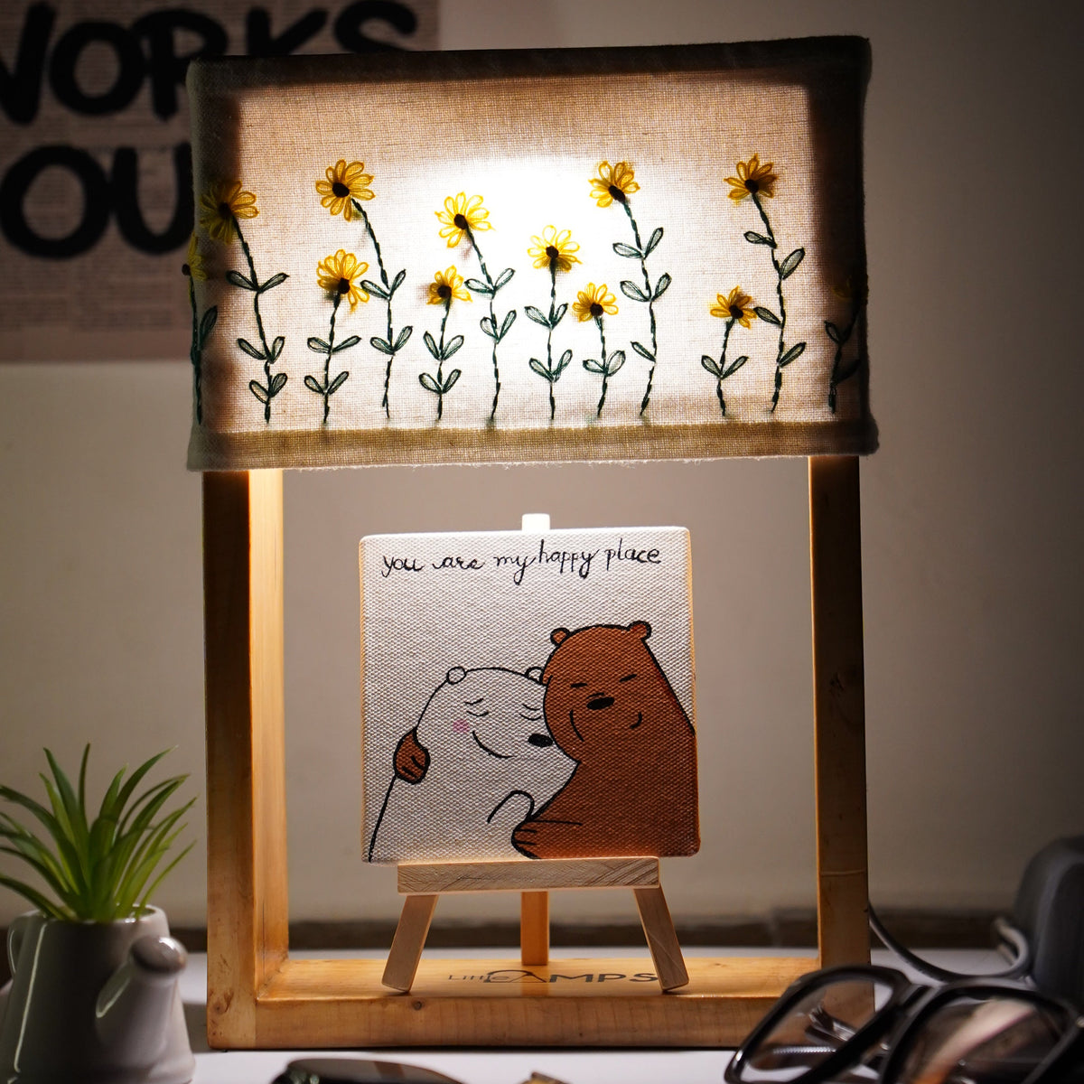 Build Your Own Lamp – Pick a Shade, Add an Artwork