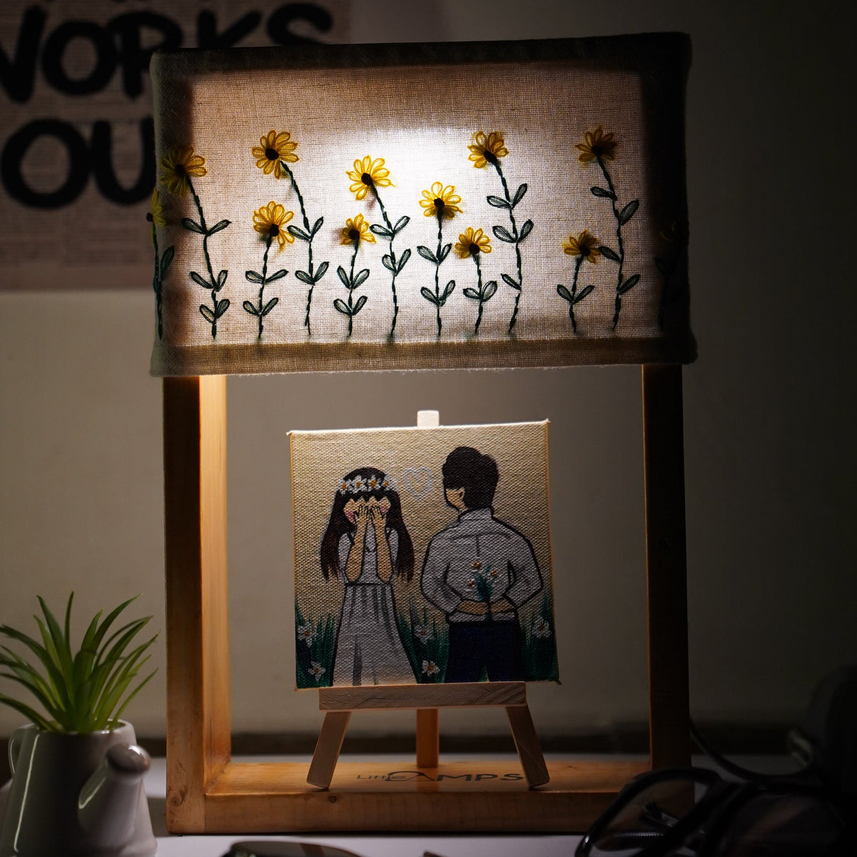 Build Your Own Lamp – Pick a Shade, Add an Artwork