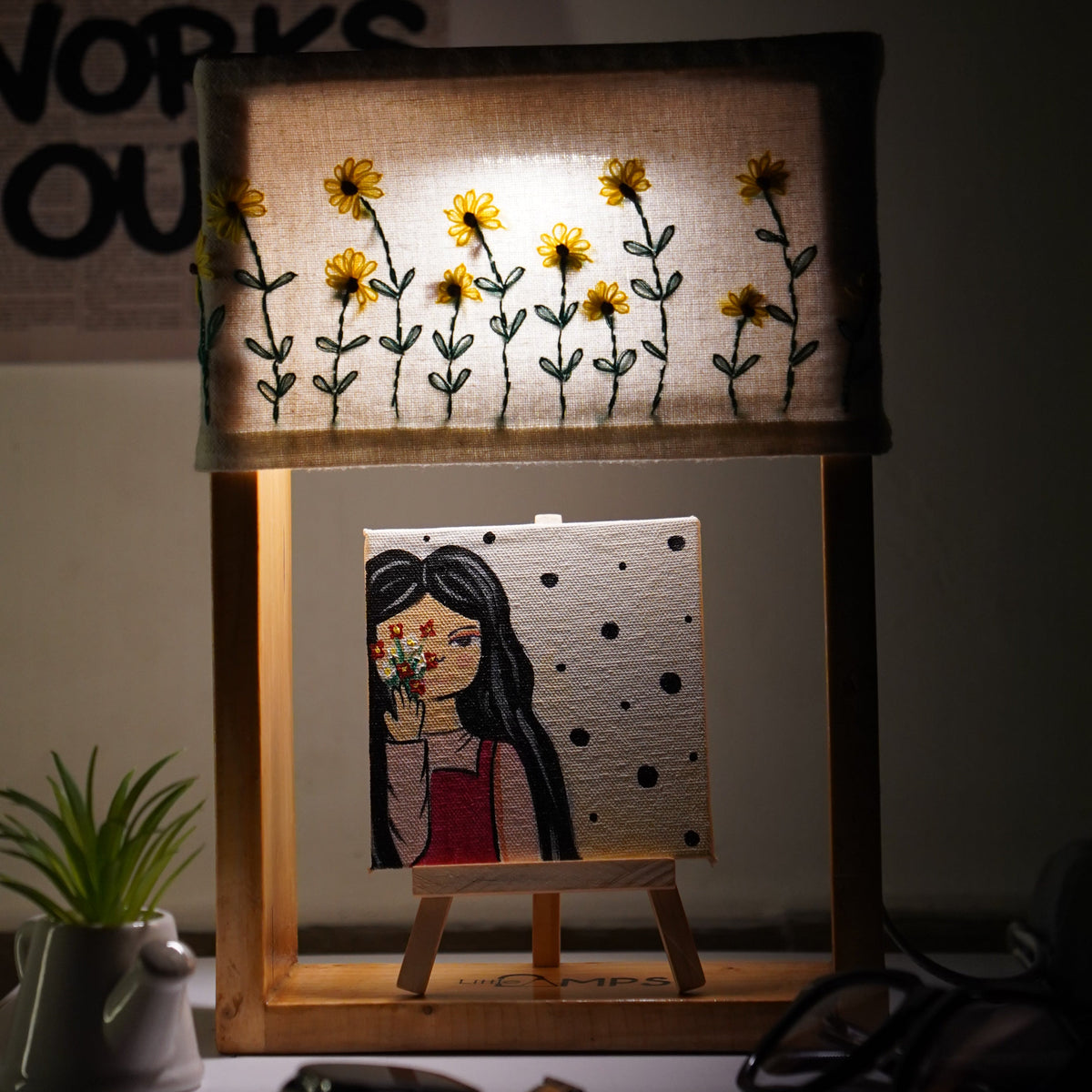 Build Your Own Lamp – Pick a Shade, Add an Artwork
