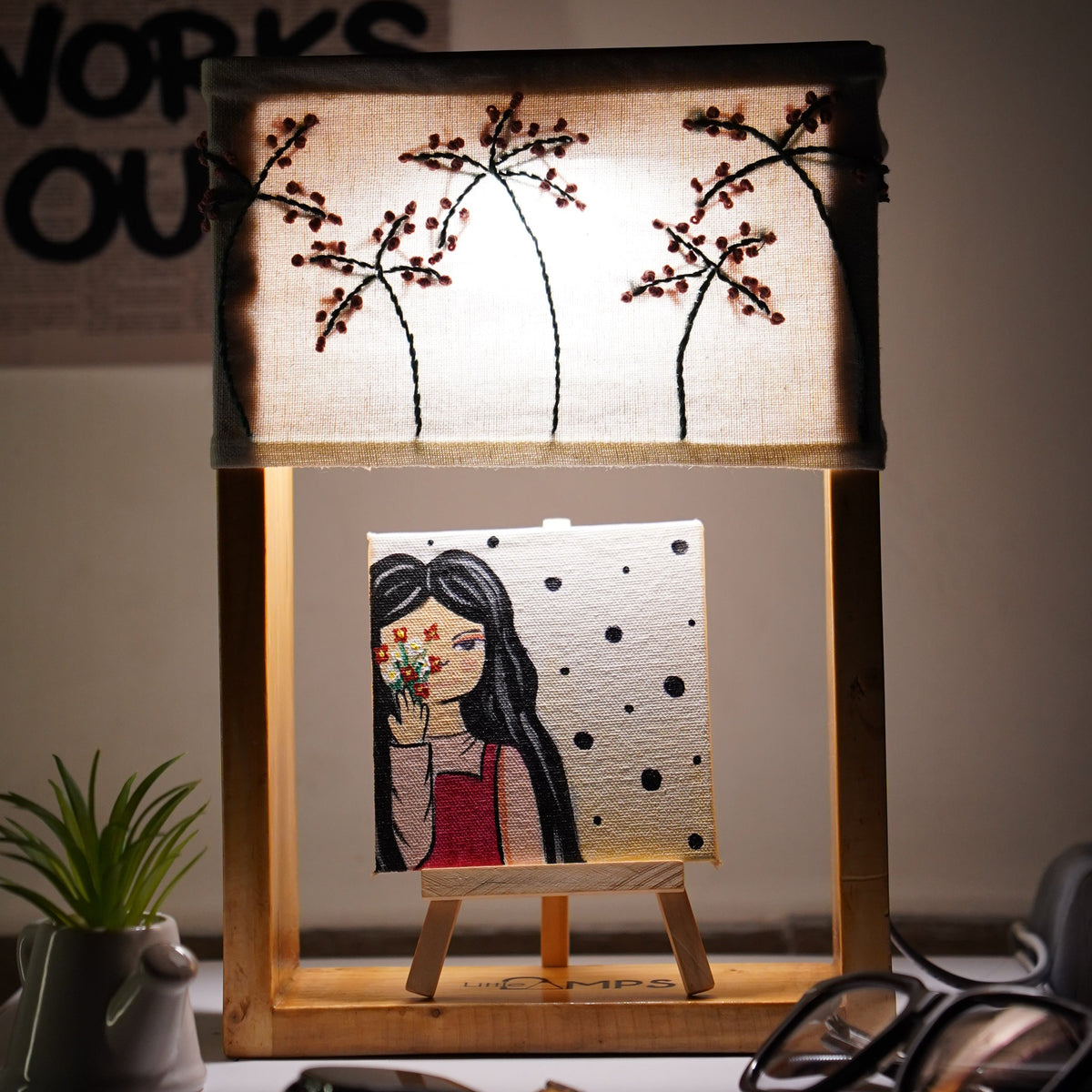 Build Your Own Lamp – Pick a Shade, Add an Artwork