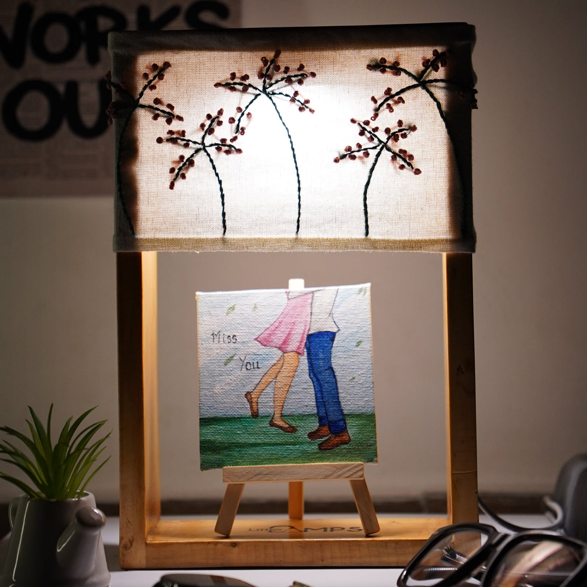 Build Your Own Lamp – Pick a Shade, Add an Artwork
