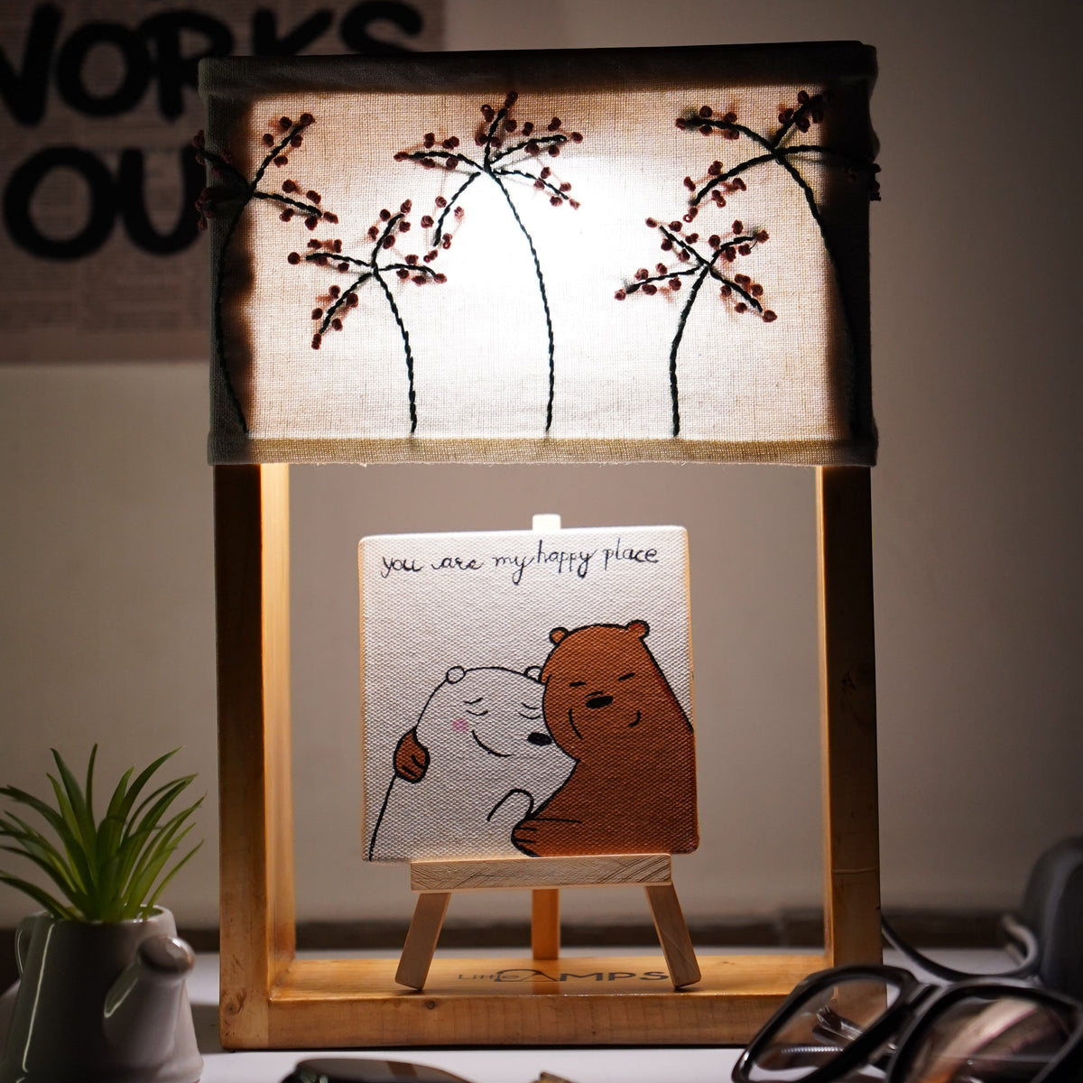 Build Your Own Lamp – Pick a Shade, Add an Artwork