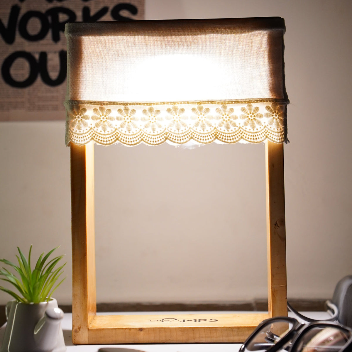 Build Your Own Lamp – Pick a Shade, Add an Artwork