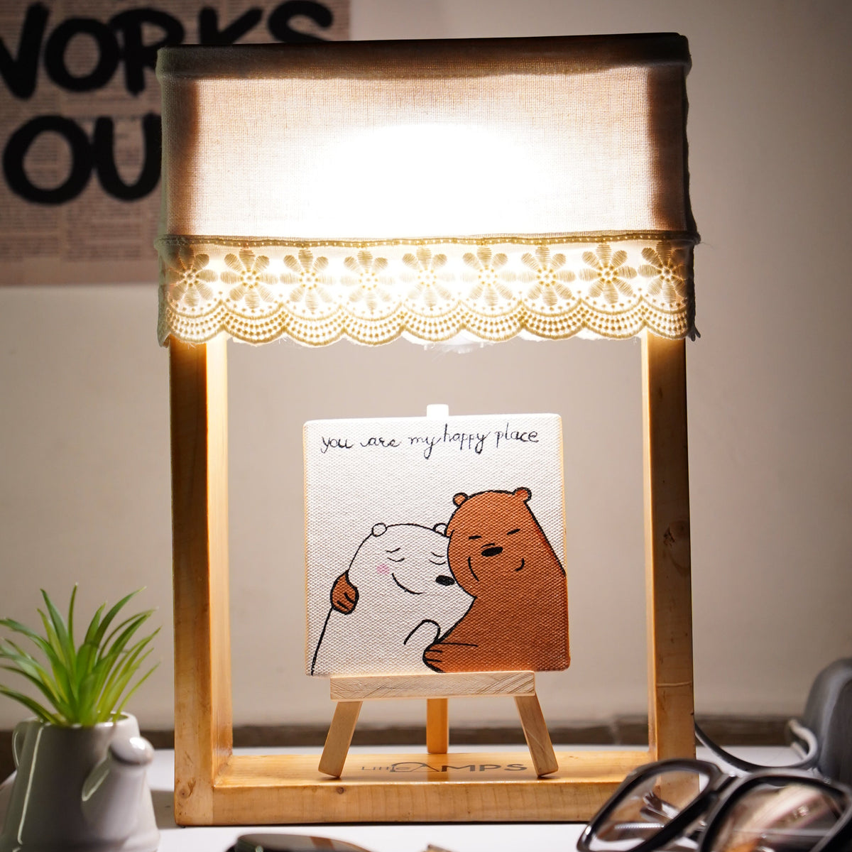 Build Your Own Lamp – Pick a Shade, Add an Artwork