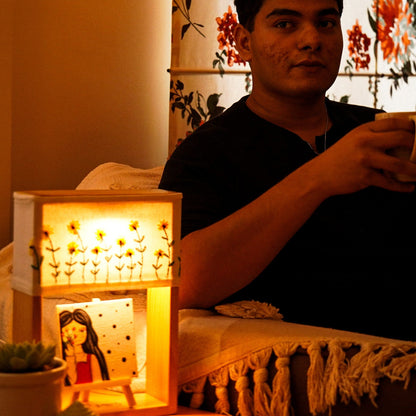 Little Sun – Hand-Embroidered Sunflower Lamp