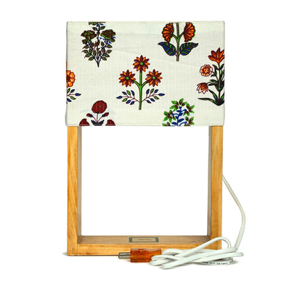 Vanya Bloom Block Print Table Lamp