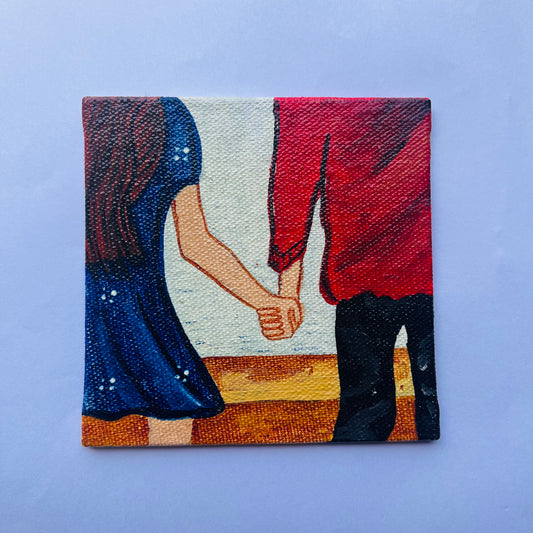 Together Always – Hand in Hand Mini Canvas
