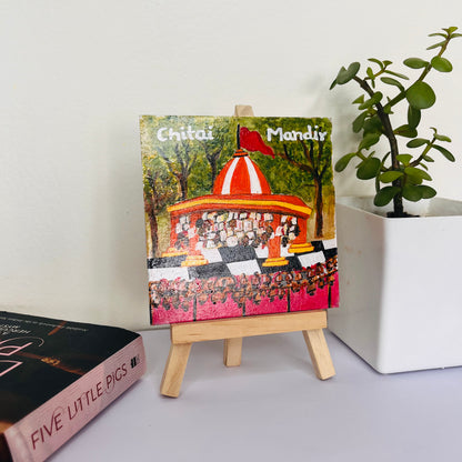 Chitai Mandir – Mini Hand painted Art