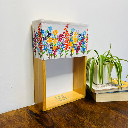 Wildflower Row – Hand-Painted Floral Lamp