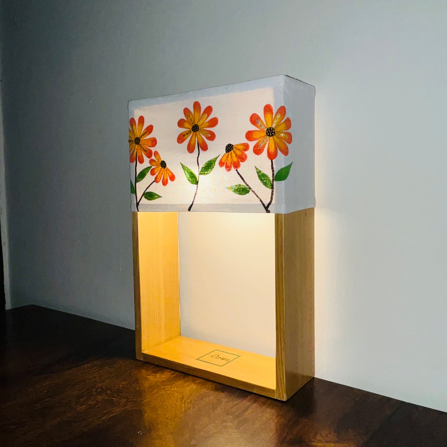 Marigold Morning – Hand-Painted Flower Lamp