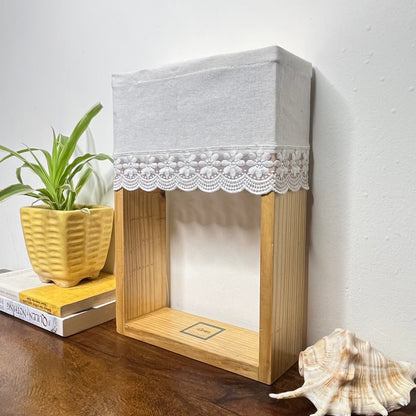 Pine Glow Ivory Lace Glow Lamp