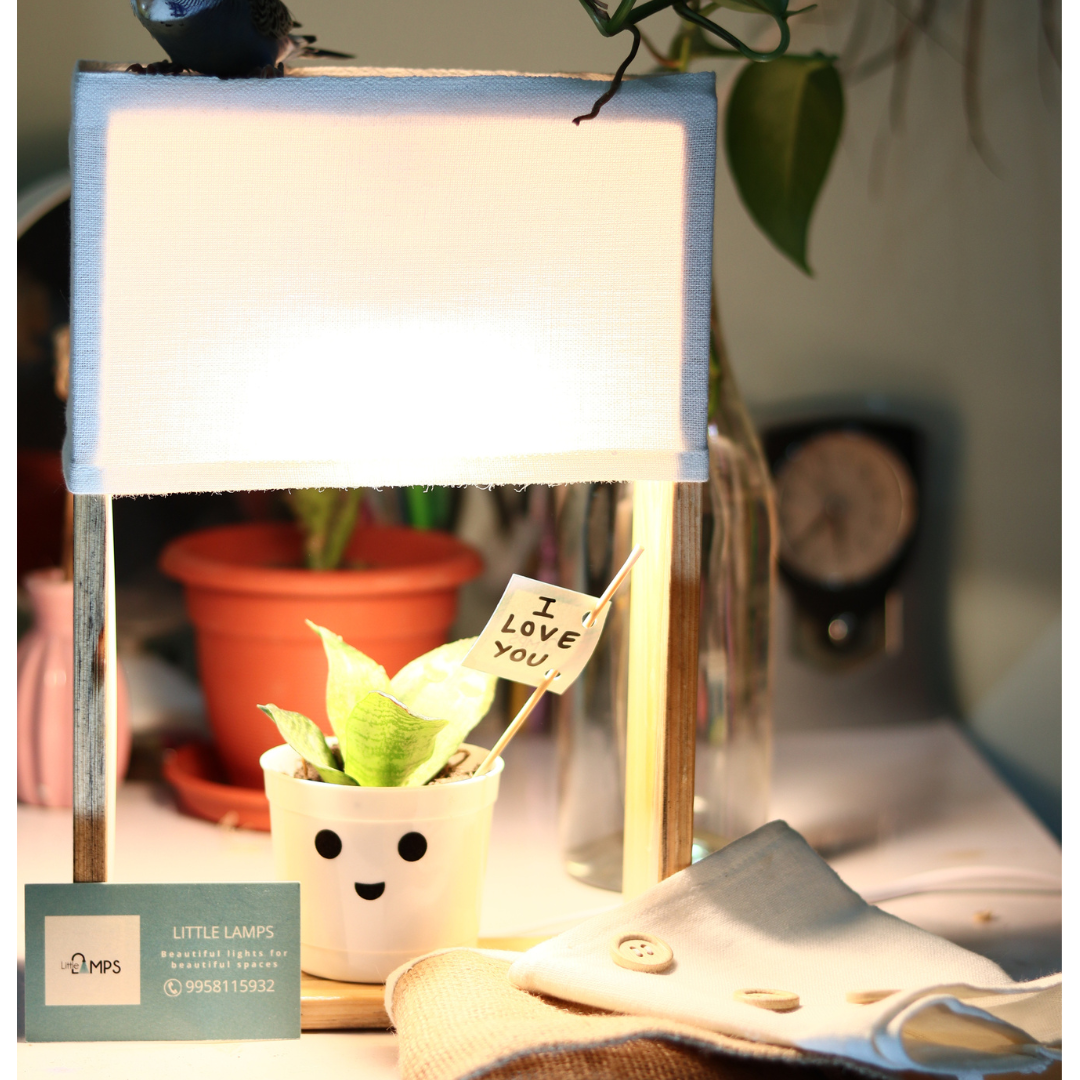 Pine Glow Minimalist Table Lamp Lamp – Sustainable & Affordable Gift